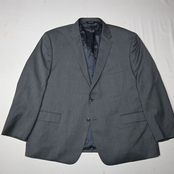 NEW Jos A Bank 56R Gray Wool Signature Collection Mens Blazer Sport Coat Jacket - Picture 1 of 12